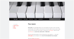 Desktop Screenshot of piano-spelen.nl